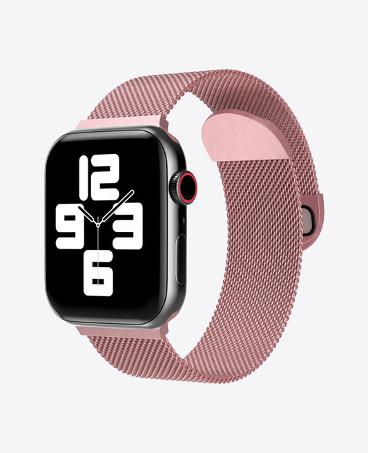 Bracelet Apple Watch Milanais Magnétique - Rose