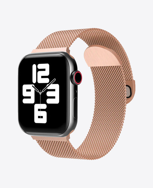 Bracelet Apple Watch Milanais Magnétique - Rose Gold