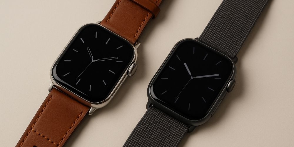 Bracelets Apple Watch : Cuir VS Nylon, lequel vieillit le mieux avec le temps ?
