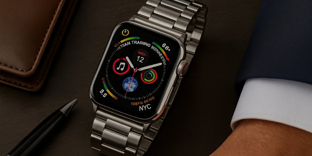 Bracelets Apple Watch en Acier : Alliez Durabilité et Élégance