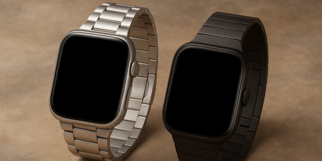 Choisir votre bracelet Apple Watch : Acier inoxydable ou Titane ?