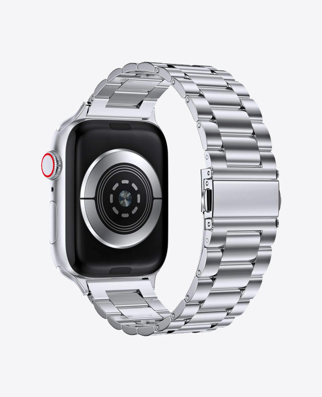 Bracelet Apple Watch en Acier Boucle Simple - Argent