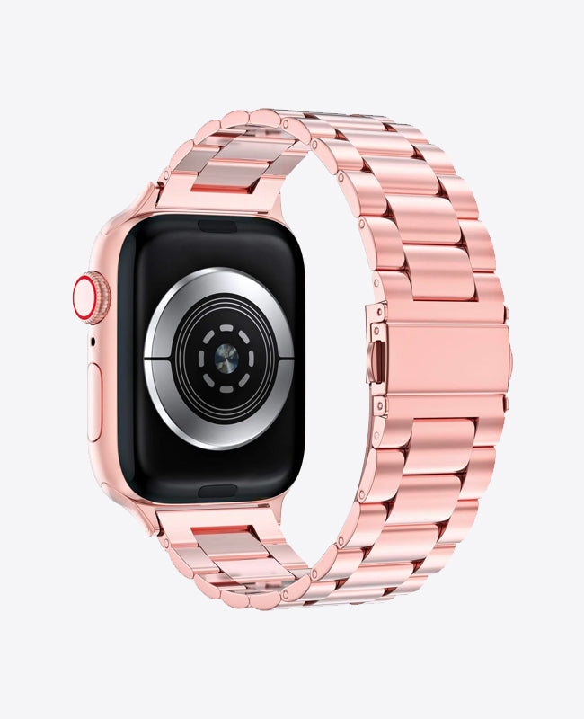 Bracelet Apple Watch en Acier Boucle Simple - Rose