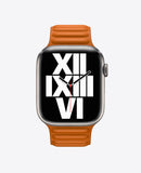 Bracelet Apple Watch en Cuir Magnétique - Brun