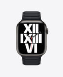 Bracelet Apple Watch en Cuir Magnétique - Midnight