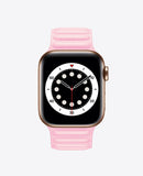 Bracelet Apple Watch en Cuir Magnétique - Rose