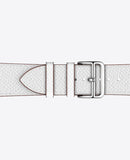 Bracelet Apple Watch en Cuir - Blanc