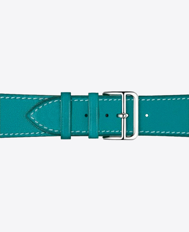 Bracelet Apple Watch en Cuir - Bleu