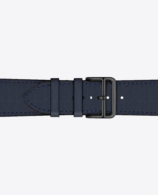 Bracelet Apple Watch en Cuir - Bleu Nuit