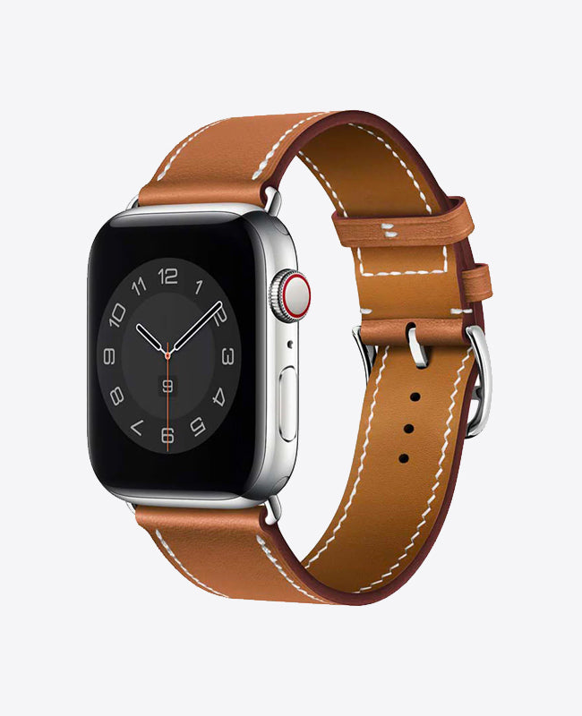 Bracelet Apple Watch en Cuir - Marron