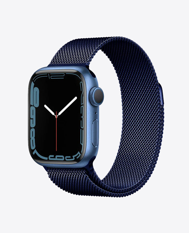 Bracelet Apple Watch Milanais - Bleu