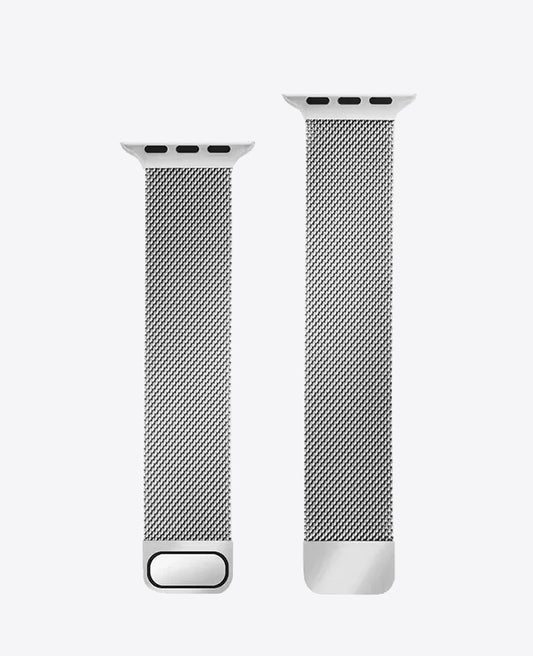 Bracelet Apple Watch Milanais Magnétique - Argent