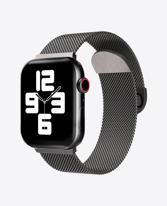 Bracelet Apple Watch Milanais Magnétique - Gris Anthracite