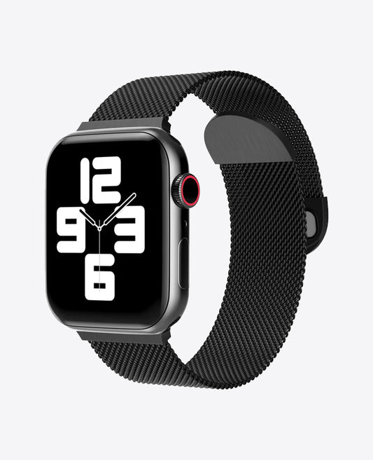 Bracelet Apple Watch Milanais Magnétique - Noir