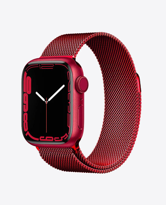 Bracelet Apple Watch Milanais - Rouge