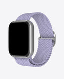 Bracelet Apple Watch en Nylon Tréssé Boucle - Lilas