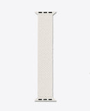 Bracelet Apple Watch en Nylon Tréssé Boucle Unique - Blanc