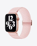 Bracelet Apple Watch en Nylon Élastique - Rose Poudré