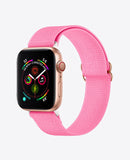 Bracelet Apple Watch en Nylon Élastique - Rose Vif