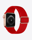 Bracelet Apple Watch en Nylon Élastique - Rouge