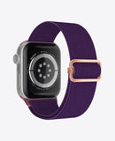 Bracelet Apple Watch en Nylon Élastique - Violet