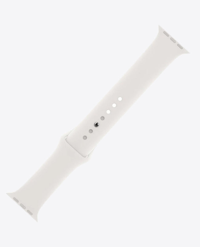 Bracelet Apple Watch en Silicone - Blanc Polaire