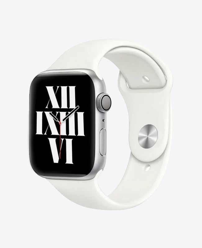 Bracelet Apple Watch en Silicone - Blanc Polaire