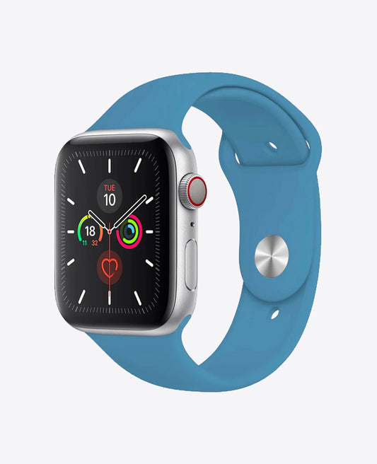 Bracelet Apple Watch en Silicone - Bleu Clair