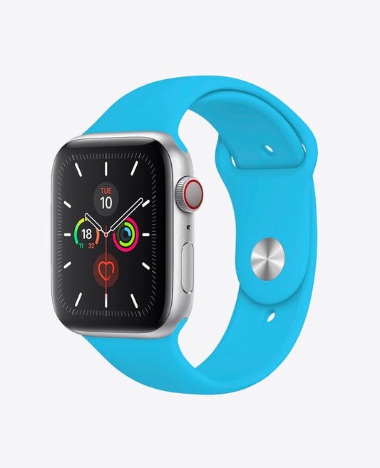 Bracelet Apple Watch en Silicone - Bleu