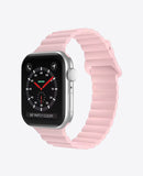 Bracelet Apple Watch en Silicone Boucle Magnétique - Rose