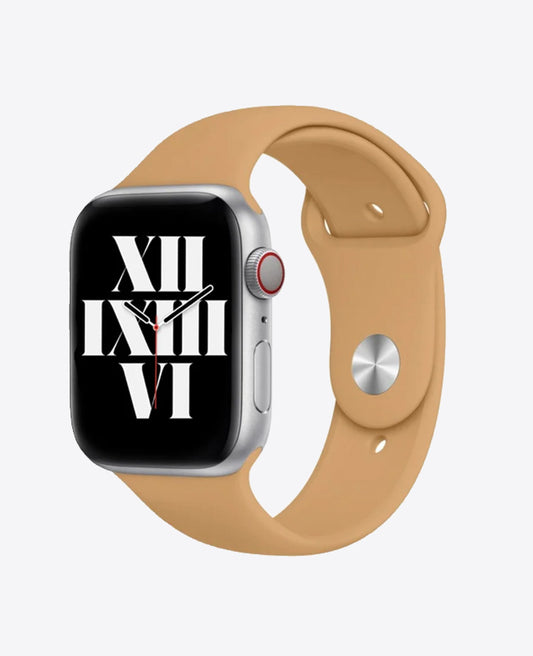 Bracelet Apple Watch en Silicone - Brun