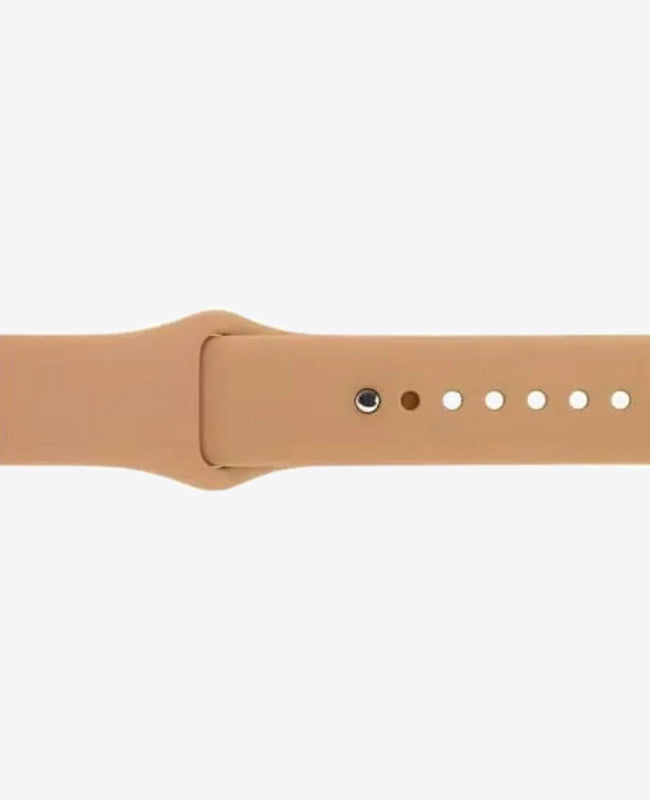 Bracelet Apple Watch en Silicone - Brun