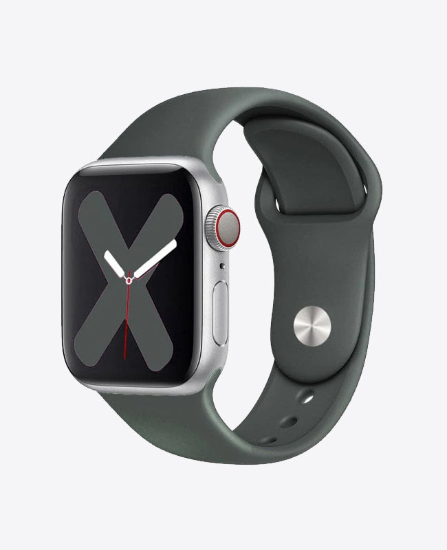 Bracelet Apple Watch en Silicone - Gris Anthracite