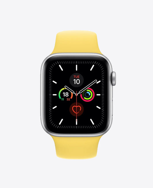 Bracelet Apple Watch en Silicone - Jaune Clair