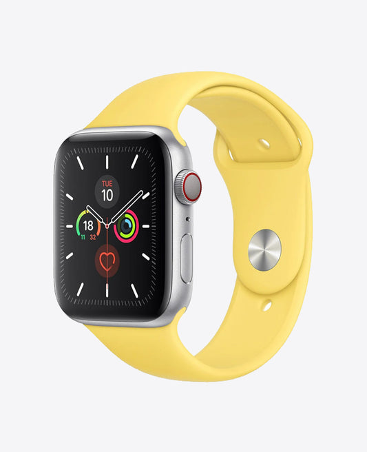 Bracelet Apple Watch en Silicone - Jaune Clair