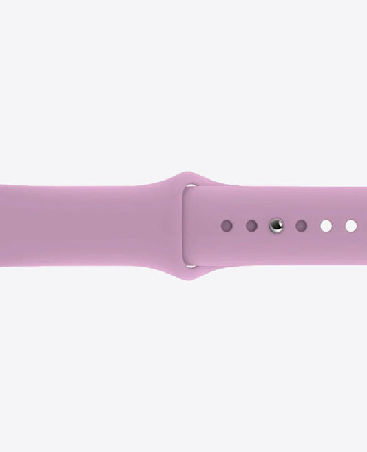 Bracelet Apple Watch en Silicone - Mauve