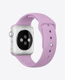 Bracelet Apple Watch en Silicone - Mauve