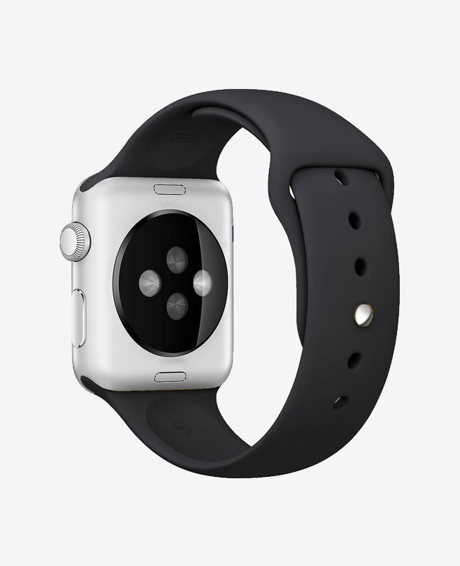 Bracelet Apple Watch en Silicone - Noir