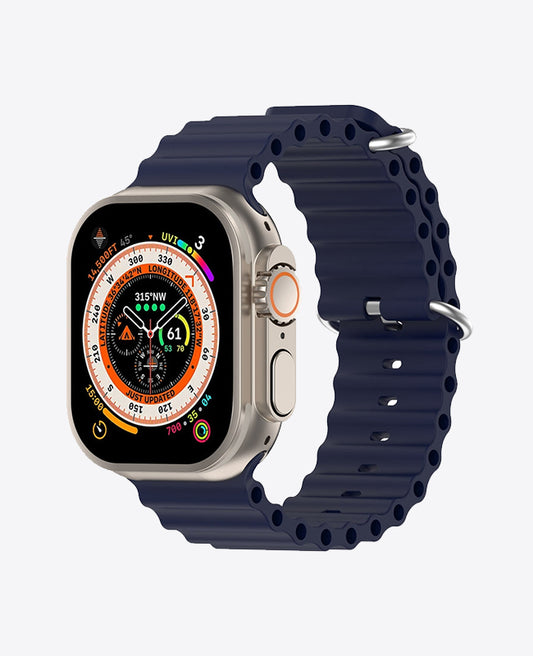 Bracelet Apple Watch en Silicone Ocean Boucle - Bleu Nuit