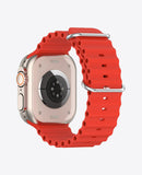 Bracelet Apple Watch en Silicone Ocean Boucle - Rouge