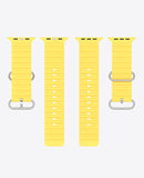 Bracelet Apple Watch en Silicone Ocean Boucle - Jaune