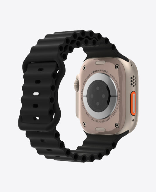 Bracelet Apple Watch en Silicone Ocean - Noir