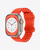 Bracelet Apple Watch en Silicone Ocean - Orange