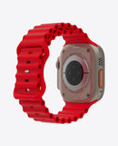 Bracelet Apple Watch en Silicone Ocean - Rouge