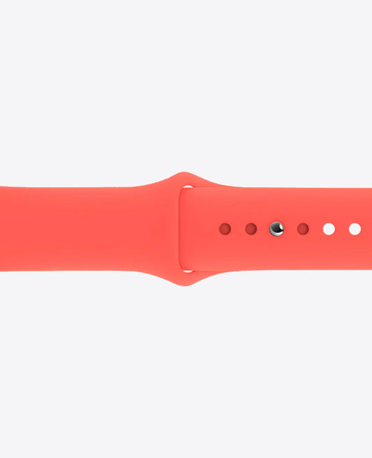 Bracelet Apple Watch en Silicone - Orange Clair