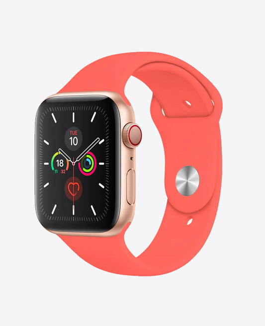 Bracelet Apple Watch en Silicone - Orange Clair