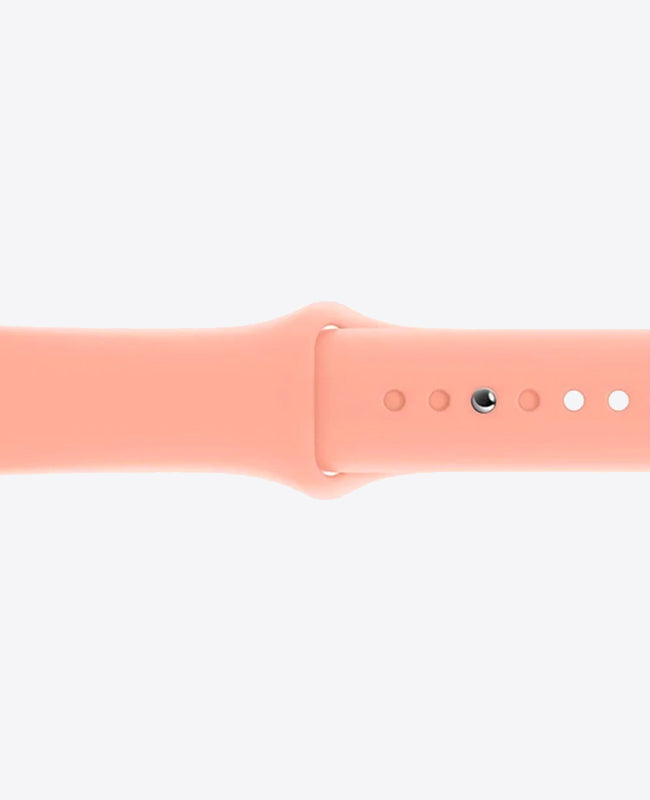 Bracelet Apple Watch en Silicone - Rose Poudré