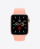 Bracelet Apple Watch en Silicone - Rose Poudré