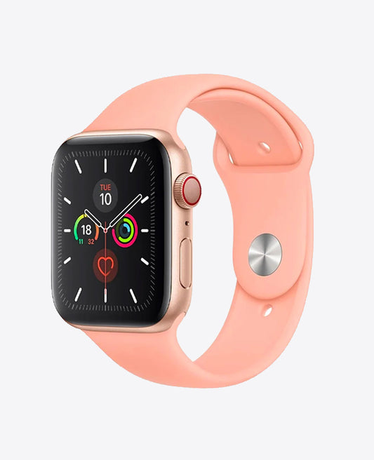 Bracelet Apple Watch en Silicone - Rose Poudré