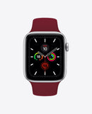 Bracelet Apple Watch en Silicone - Rouge Bordeaux